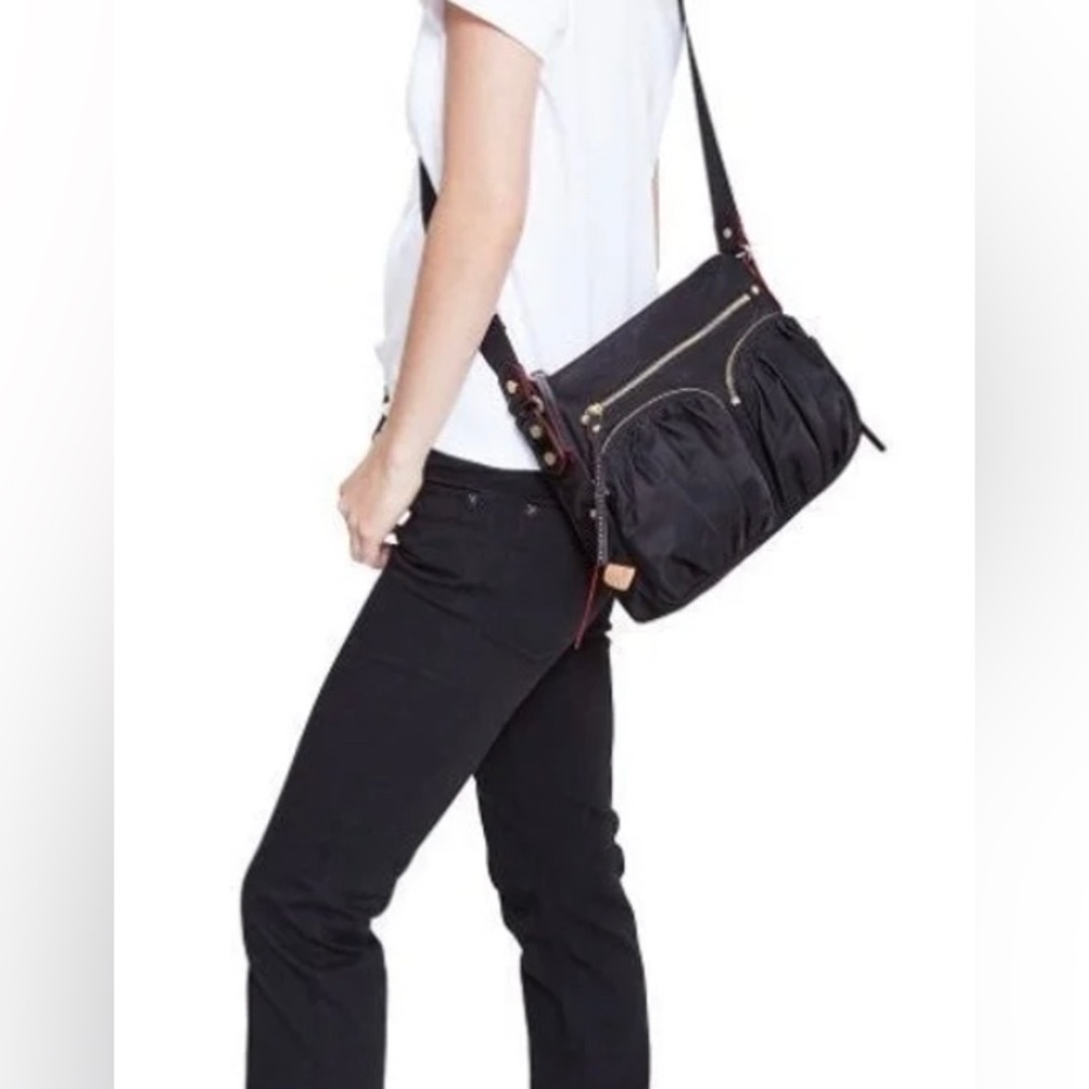 MZ Wallace Black Nylon Shoulder Bag